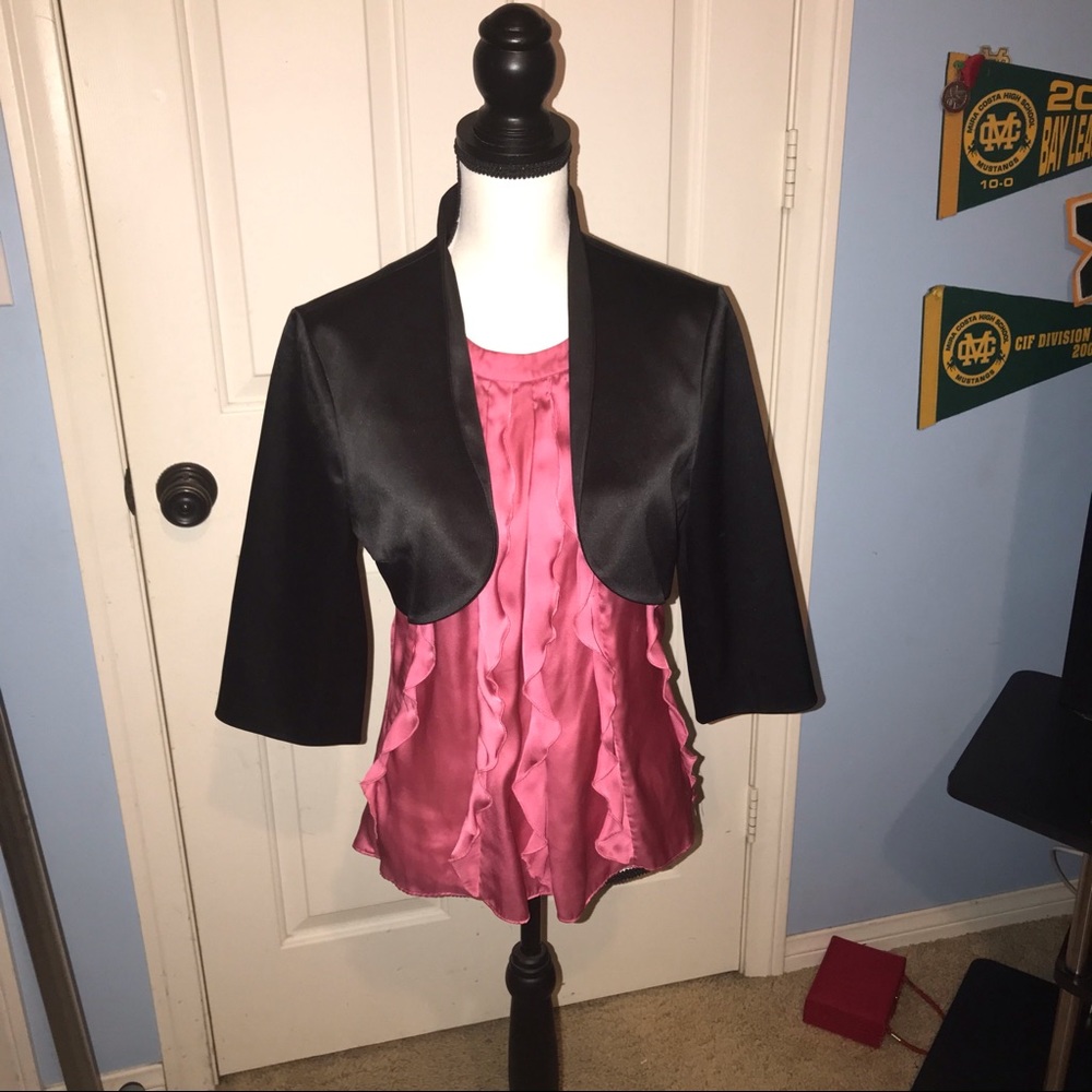White House Black Market - Black shrug